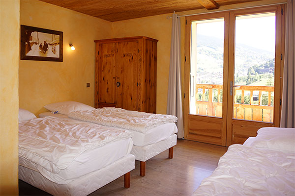 location appartement dans chalet la Clusaz