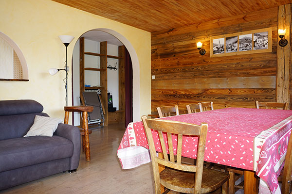 location appartement dans chalet la Clusaz