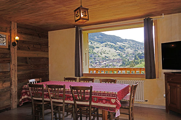 location appartement dans chalet la Clusaz