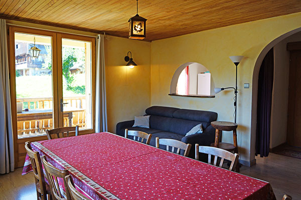location appartement dans chalet la Clusaz pessey frères